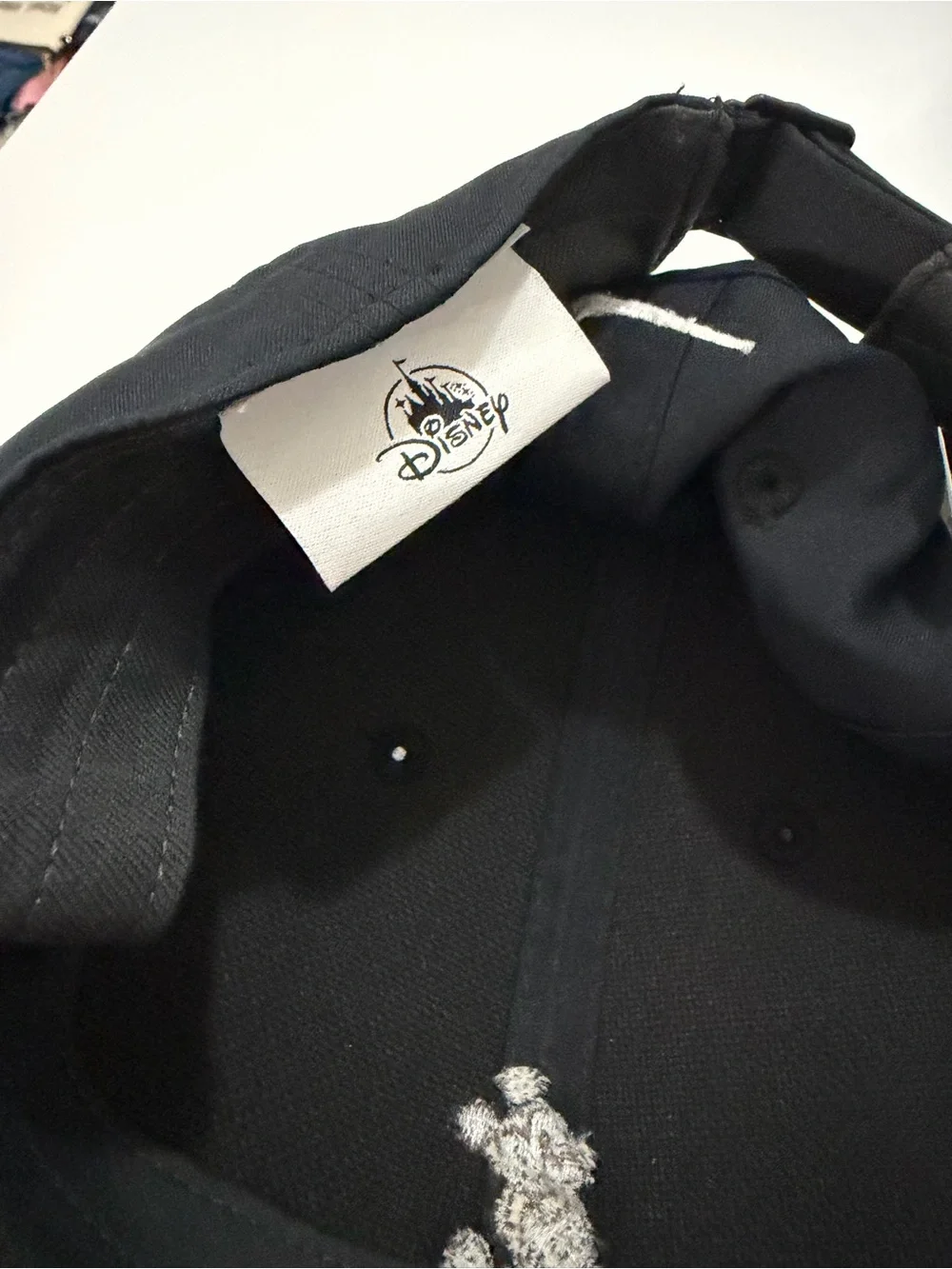 Disney Nike Black Mickey Mouse Embroidered Baseball Cap